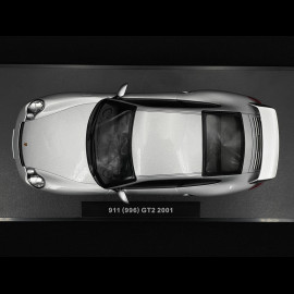 Porsche 911 GT2 Type 996 2001 Silver 1/18 KK Scale KKDC181451