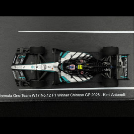 Kimi Antonelli Mercedes-AMG W17 n° 12 Sieger GP China 2026 F1 mit Pit Board 1/43 Spark S9381