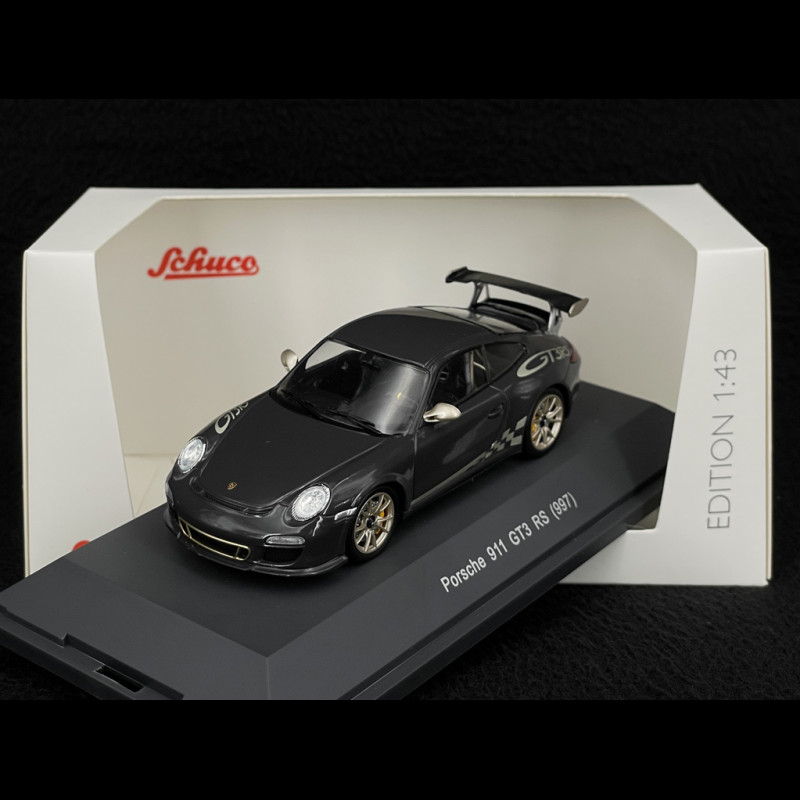 Porsche 911 GT3 RS Type 997.2 2011 Grey Metallic 1/43 Schuco 450203300