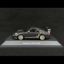 Porsche 911 GT3 RS Type 997.2 2011 Grey Metallic 1/43 Schuco 450203300