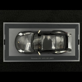 Porsche 911 GT3 RS Type 997.2 2011 Grey Metallic 1/43 Schuco 450203300