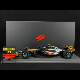 Lando Norris McLaren MCL39 n° 4 Sieger GP Großbritannien 2025 F1 mit Pit Board 1/18 Spark 18S1010