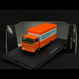 Mercedes-Benz LP 608 Porsche Gulf Transporter Blau Orange 1/43 Schuco 450352400