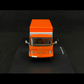 Mercedes-Benz LP 608 Porsche Gulf Transporter Blau Orange 1/43 Schuco 450352400