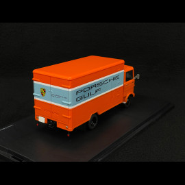 Mercedes-Benz LP 608 Porsche Gulf Van Blue Orange 1/43 Schuco 450352400