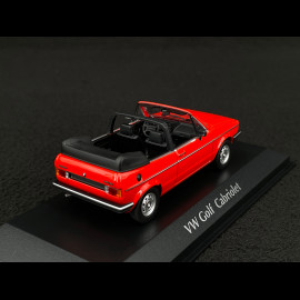 Volkswagen Golf Cabriolet 1979 Rot 1/43 Minichamps 940055181
