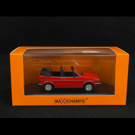 Volkswagen Golf Cabriolet 1979 Rot 1/43 Minichamps 940055181