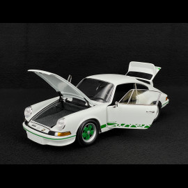 Porsche 911 Carrera RS 2.7 1972 Weiß / Grün Streifen 1/18 Minichamps 100066020