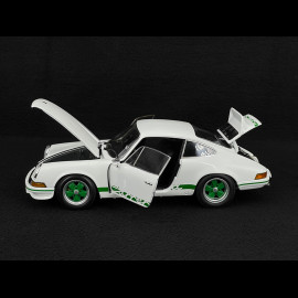 Porsche 911 Carrera RS 2.7 1972 Weiß / Grün Streifen 1/18 Minichamps 100066020