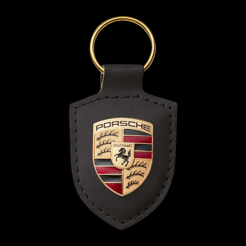 Porsche Schlüsselanhänger Wappen schwarz WAP0500900E