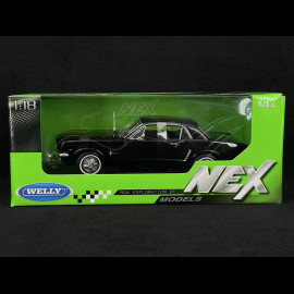 Ford Mustang 1964 Black 1/18 Welly 12519HBK
