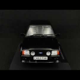 Ford Escort MK III RS Turbo 1985 Black 1/18 Model Car Group MCG18420
