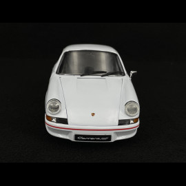 Porsche 911 Carrera RS 2.7 1973 Weiß / Rote Streifen  1/18 Welly 18044W