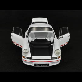 Porsche 911 Carrera RS 2.7 1973 Weiß / Rote Streifen  1/18 Welly 18044W