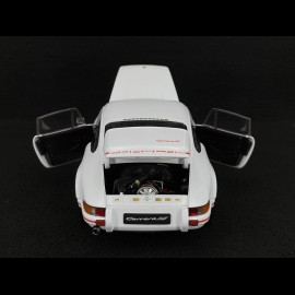 Porsche 911 Carrera RS 2.7 1973 Weiß / Rote Streifen  1/18 Welly 18044W