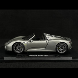 Porsche 918 Spyder 2011 Silver 1/18 Welly 18051C
