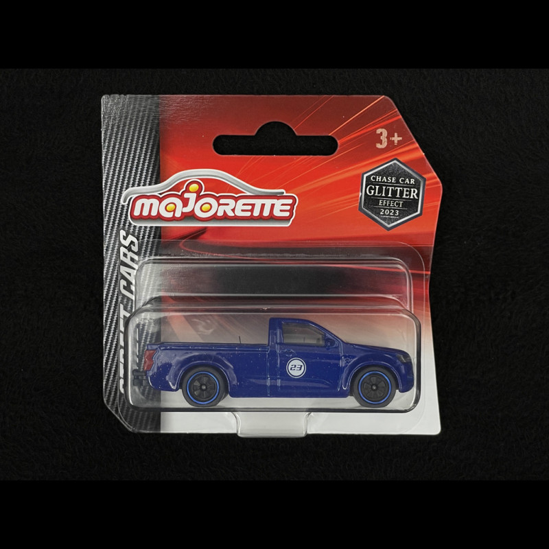 Isuzu D-Max n° 23 Glitzerndes Blau 1/64 Majorette 212053051SMB