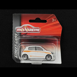 Renault Twingo White / Orange Stripes 1/64 Majorette 212053051SMB
