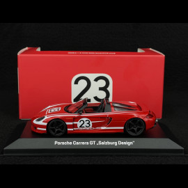 Porsche Carrera GT 2005 n° 23 Salzburg Design Red / White 1/43 Minichamps MAP02030025