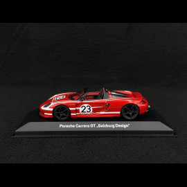 Porsche Carrera GT 2005 n° 23 Salzburg Design Red / White 1/43 Minichamps MAP02030025