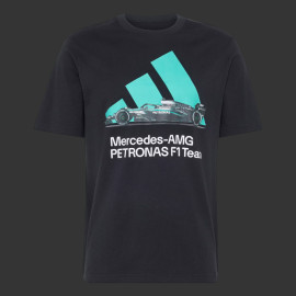 Mercedes T-Shirt AMG Petronas F1 Team Graphic Adidas Schwarz KU9748 - unisex