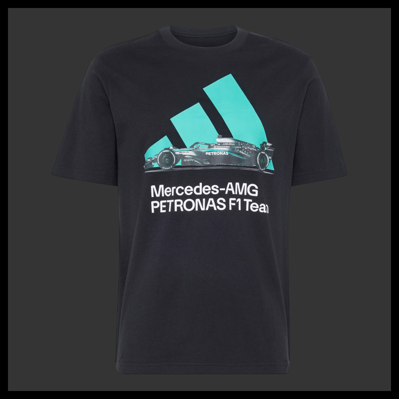 Mercedes T-shirt AMG Petronas F1 Team Graphic Adidas Black KU9748 - unisex