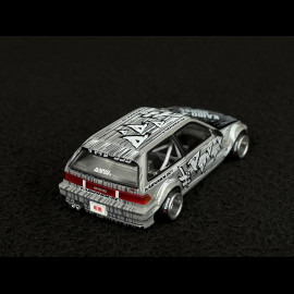 Honda Civic EF Kaido Manga V1 1987 Silver Grey 1/64 Mini GT KHMG260