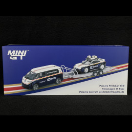 Porsche Set 911 Dakar Typ 992 n° 718 Roughroads 2025 mit Volkswagen ID Buzz 1/64 Mini GT MGTS0019