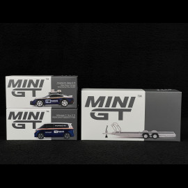 Porsche Set 911 Dakar Type 992 n° 718 Roughroads 2025 with Volkswagen ID Buzz 1/64 Mini GT MGTS0019