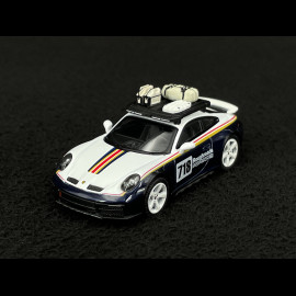 Porsche Set 911 Dakar Typ 992 n° 718 Roughroads 2025 mit Volkswagen ID Buzz 1/64 Mini GT MGTS0019