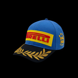 SELTEN : Pirelli Cap F1 Sieger Monza GP 2026 Bestickte Premium Blau 0118 - unisex