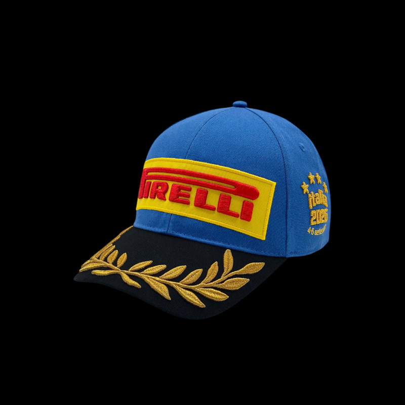 RARE : Pirelli Hat F1 Winner Monza GP 2026 Embroidered Premium Blue 0118 - unisex