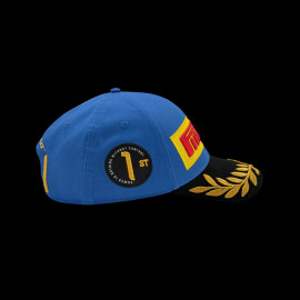 SELTEN : Pirelli Cap F1 Sieger Monza GP 2026 Bestickte Premium Blau 0118 - unisex