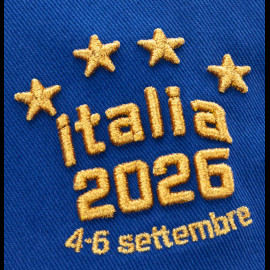 SELTEN : Pirelli Cap F1 Sieger Monza GP 2026 Bestickte Premium Blau 0118 - unisex