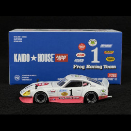 Nissan Fairlady Z Tamiya The Frog V1 1969 Weiß / Rosa 1/64 Mini GT KHMG263