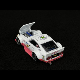 Nissan Fairlady Z Tamiya The Frog V1 1969 Weiß / Rosa 1/64 Mini GT KHMG263