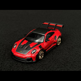Porsche 911 GT3 RS Type 992 2022 Weissach Package Guards Red 1/64 Mini GT MGT01060-L