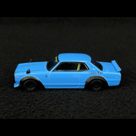 Nissan Skyline C10 GT-R LB-Works Hakosuka Coupe 2015 Baby Blue 1/64 Mini GT MGT01169-R