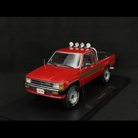 Toyota Hilux Xtra Cab 4x4 1985 Rot 1/18 KK Scale KKDC181562