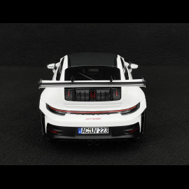 Porsche 911 GT3 RS Type 992 2022 Weissach Package White / Red Pyro Strips 1/18 Norev 187373