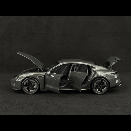 Porsche Taycan Turbo S 2024 Schiefergrau Neo 1/18 Norev 187654
