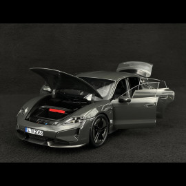Porsche Taycan Turbo S 2024 Schiefergrau Neo 1/18 Norev 187654