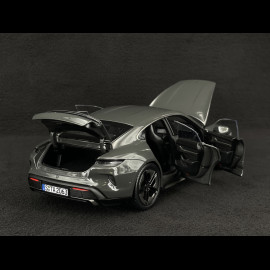 Porsche Taycan Turbo S 2024 Slate Grey Neo 1/18 Norev 187654