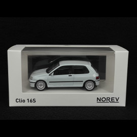Renault Clio 16S 1991 White 1/43 Norev Jet Car 517524
