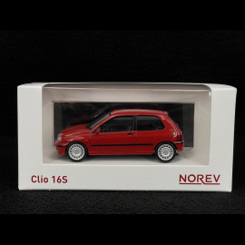 Renault Clio 16S 1991 Rot 1/43 Norev Jet Car 517523