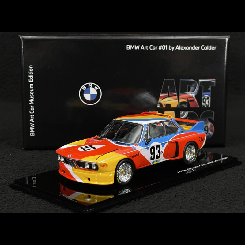 BMW 3.0 CSL n° 93 24h Le Mans 1975 Art Car Alexander Calder 1/43 Norev 80425B54CD1