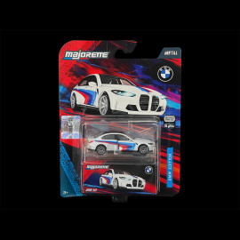 BMW M3 White / Tricolor Stripe 1/64 Majorette 8502101003