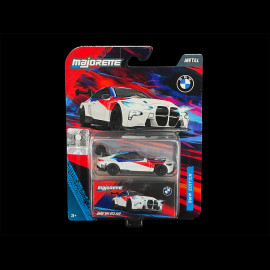 BMW M4 GT3 Evo White / Tricolor Stripe 1/64 Majorette 8502101003