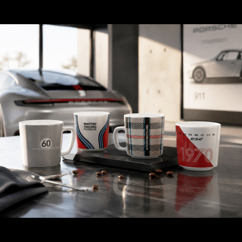Set of 4 Official Porsche 911 Espresso Cups