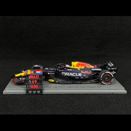 Max Verstappen Red Bull RB21 n° 1 Sieger GP Las Vegas 2025 F1 mit Pit Board 1/43 Spark S9669